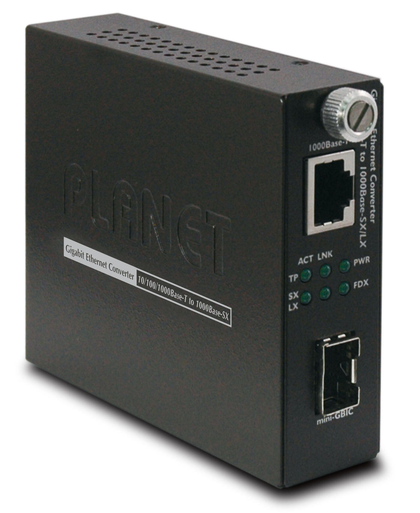 MC-PLANET-GST-805A PLANET GST-805A GST-805A GigE Smart Media Converter SFP Port, 10/100/1000Base-T